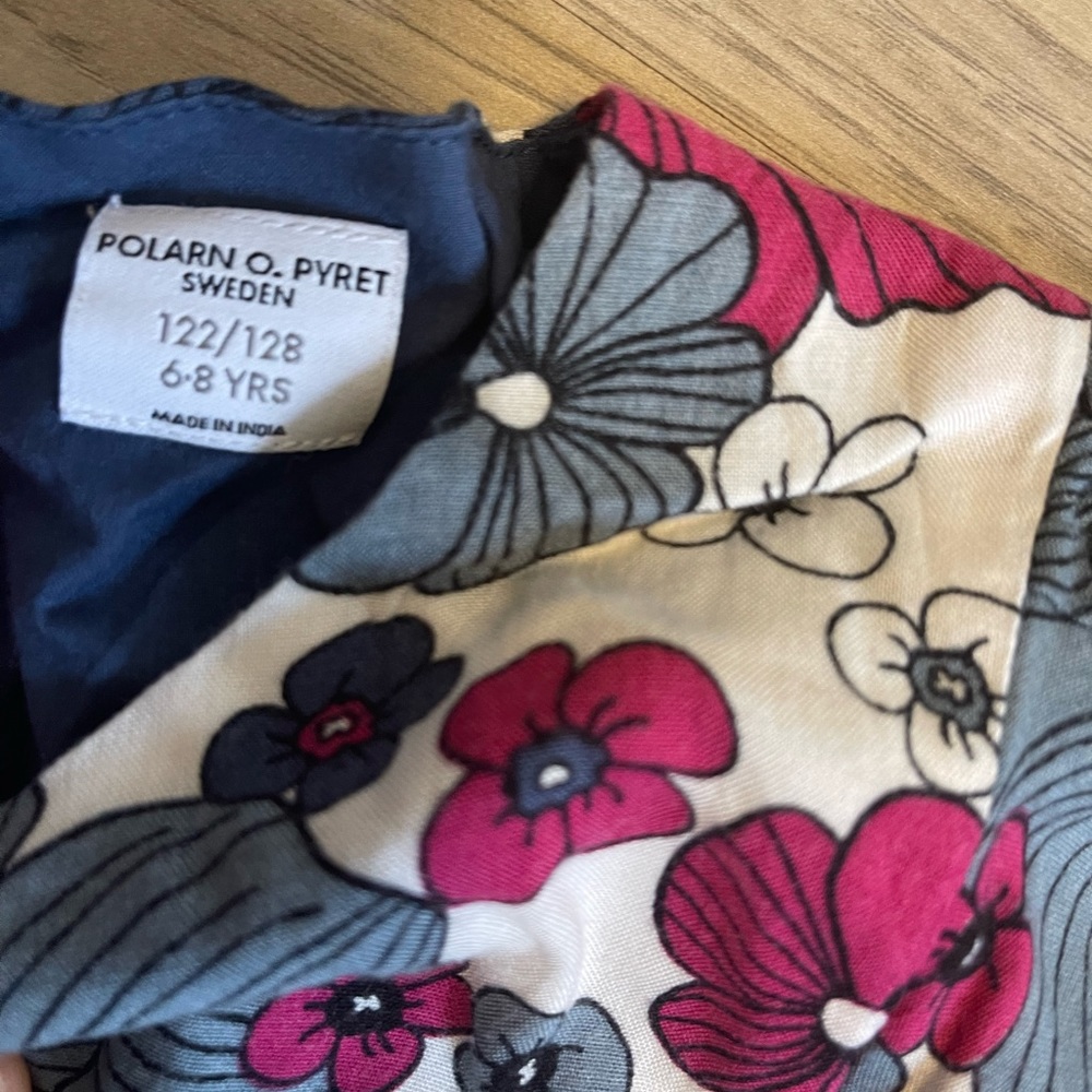 Polarn O Pyret floral dress for girls
